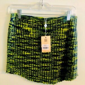 New with Tags Tiger Mist “Green Space Dye” mini skirt